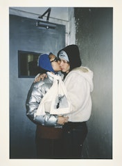 Gillian and Christopher in doorway