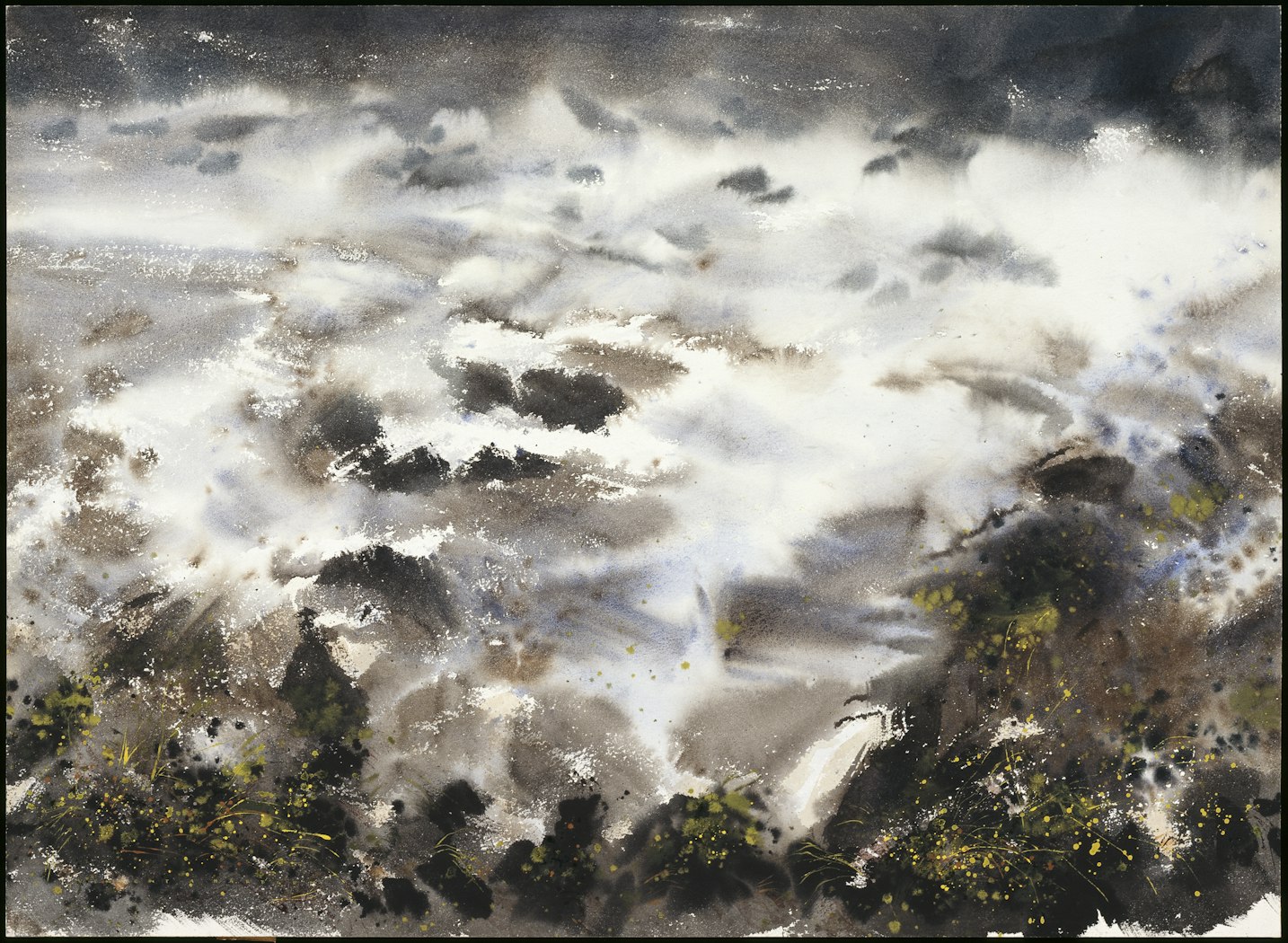 Storm Coast ... Schoodic Pointe, Maine (The Restless and Running Sea)