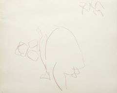 Red Pencil Automatism Drawing #3