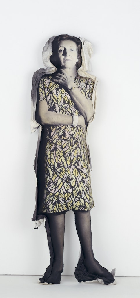 Untitled (Woman in Print Dress)
