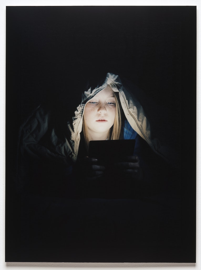 Lila with Nintendo DS