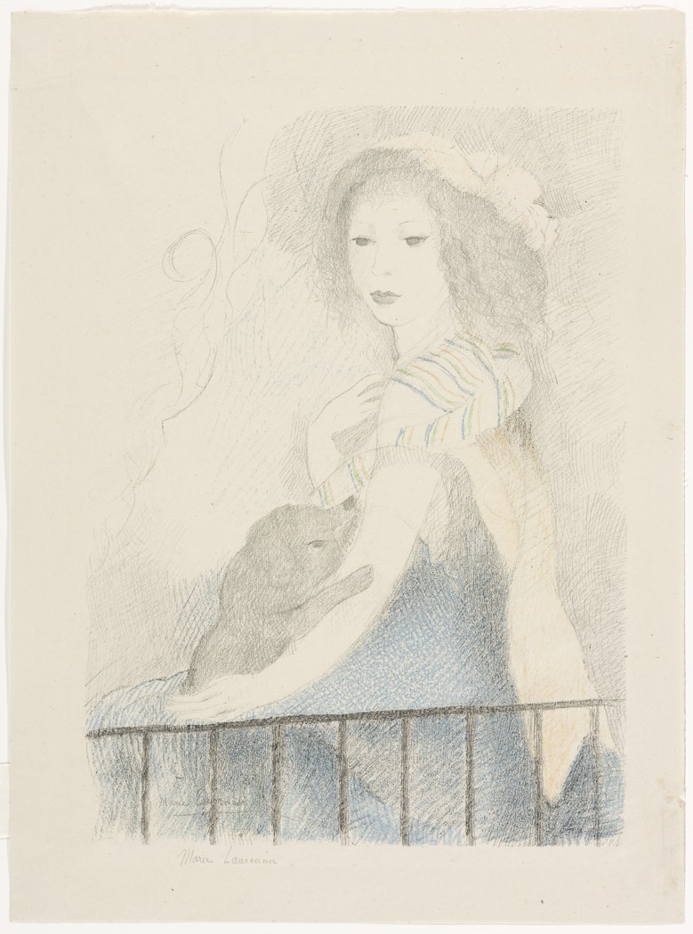 Femme Au Chien