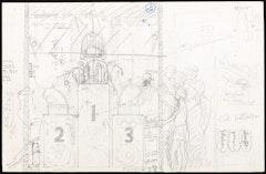 Study for Olympic Winners Platform (Pollution Olympics-Pollution Game-L'art presentiment)