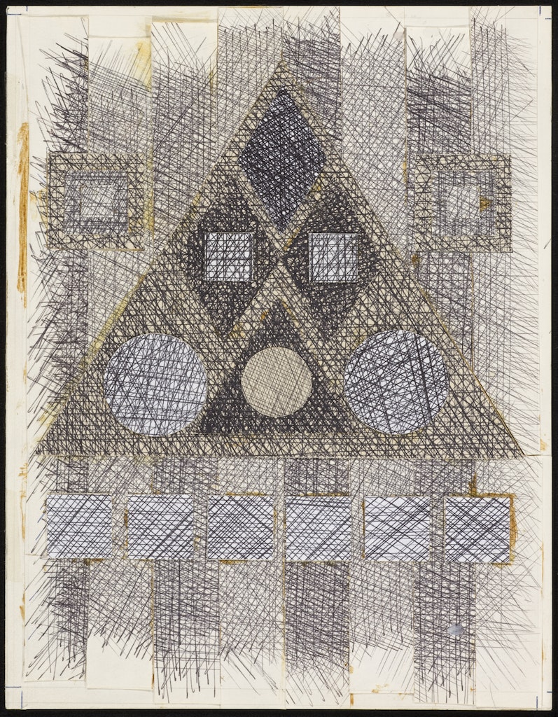 Drawing for exhibition catalogue cover