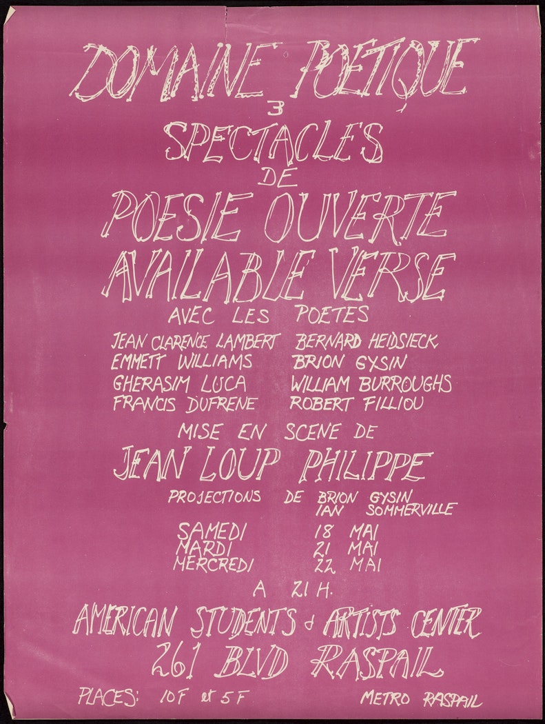 Domaine Poetique