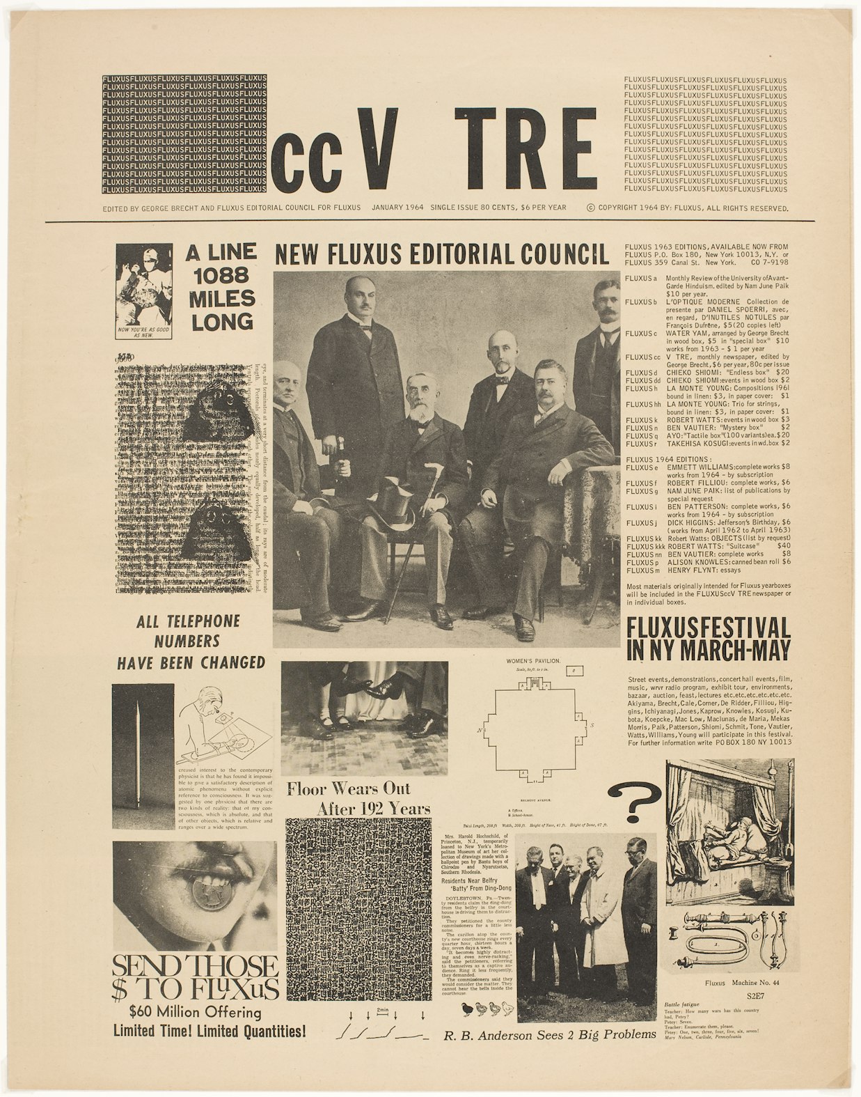 cc V TRE (Fluxus newspaper # 1)