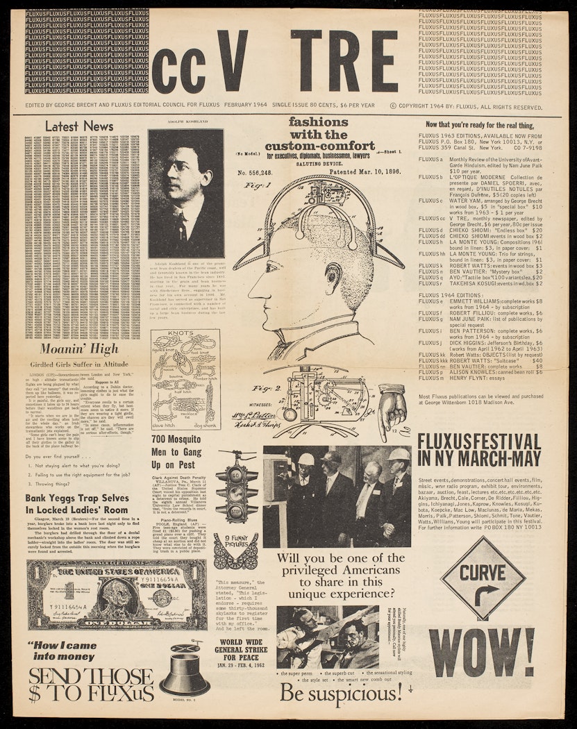 Fluxus cc V TRE  (Fluxus newspaper  # 2)