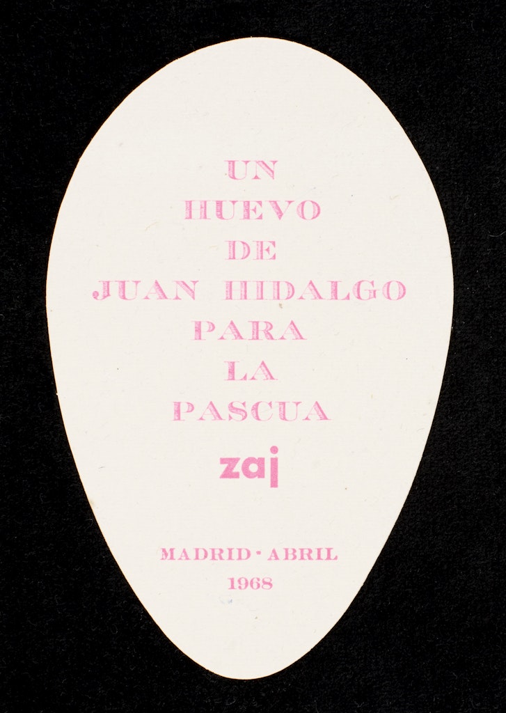 Un huevo de Juan Hidalgo