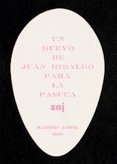 Un huevo de Juan Hidalgo