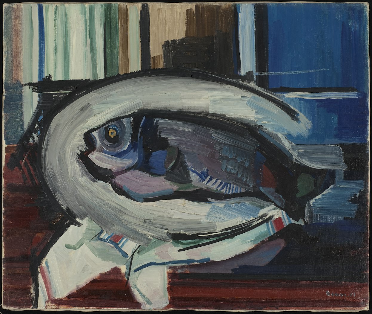 Black Fish on Platter