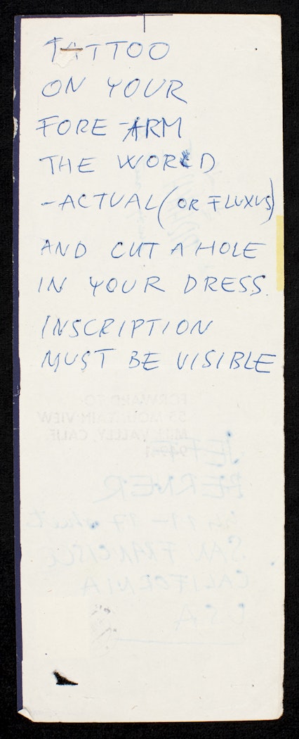 Instructions to Jeff Berner