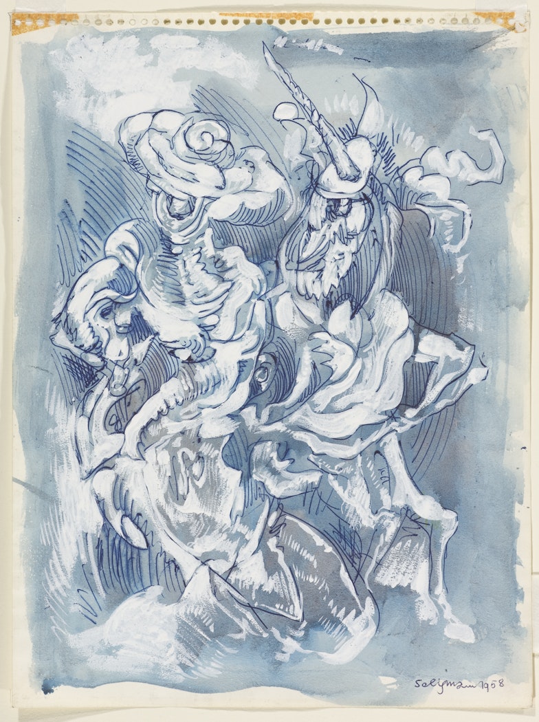 Man in the Castle, Second Unicorn for the Menotti ballet:  "The Unicorn, The Gorgon, and The Manticore"