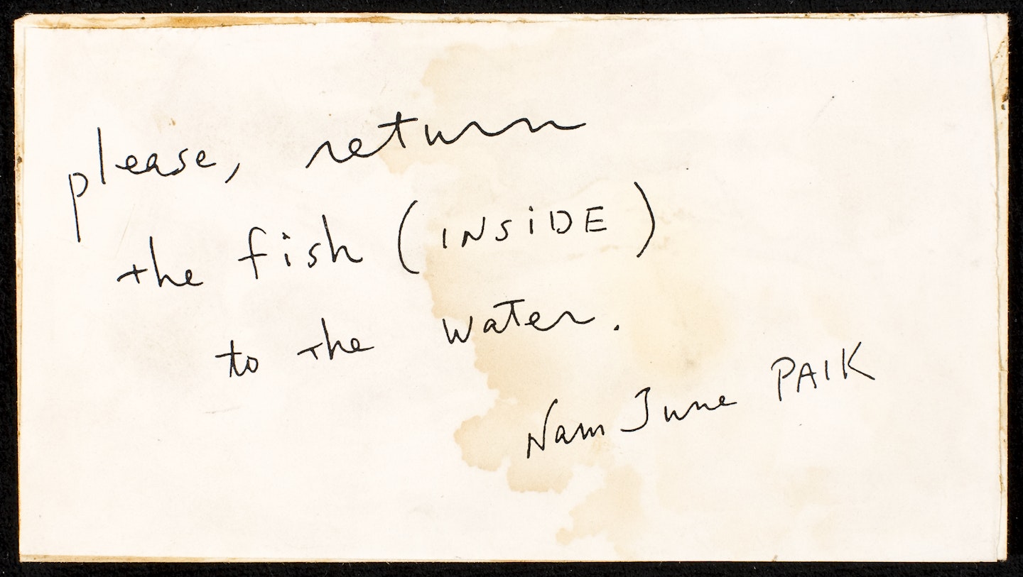 Please, Return the Fish (inside) to the Water.