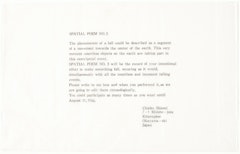 Spatial Poem No. 3