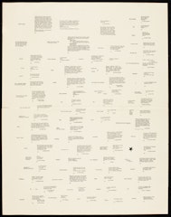 Spatial Poem No. 1/word event