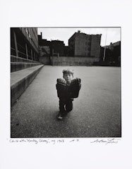 Child with Hockey Gloves, New York