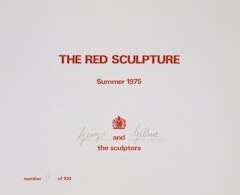 The Red Sculpture Album (Title Page)