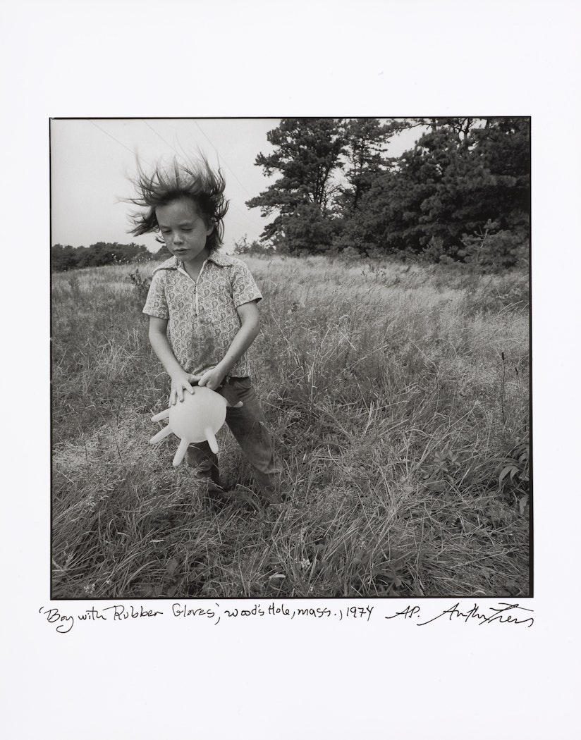 Boy with Rubber Gloves, Wood's Hole, Massachusetts