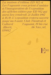 ED. 912 (exhibition announcement)