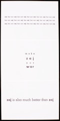 3 Texts: to Juan Hidalgo and Zaj-friends