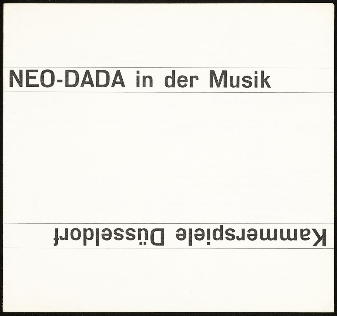 Neo-Dada in der Musik