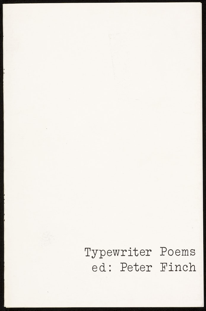 Typewriter Poems