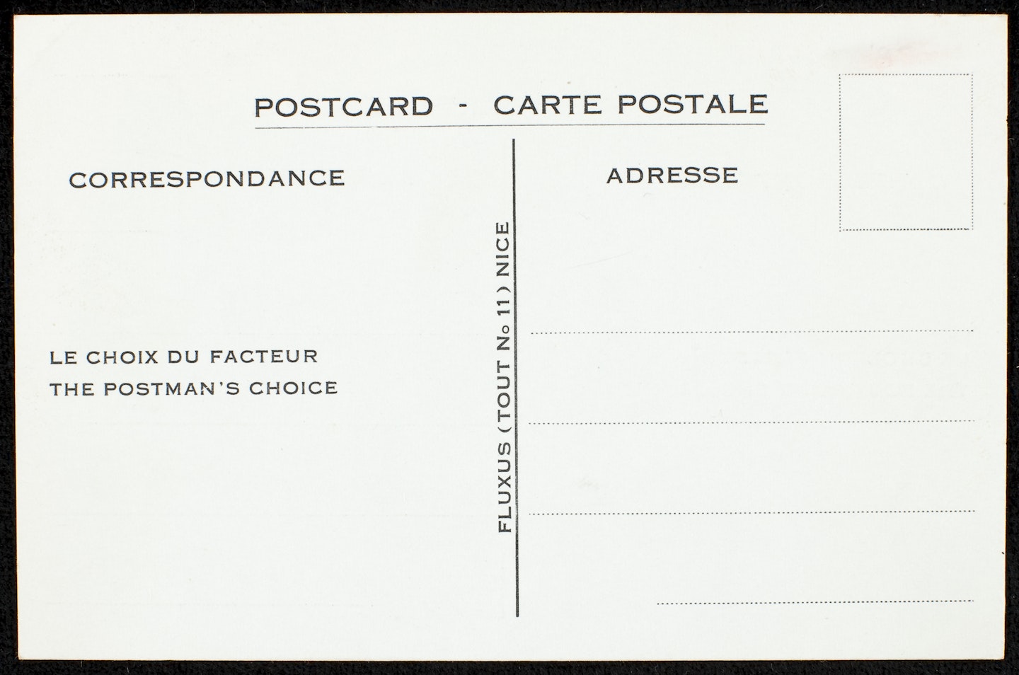 The Postman's Choice