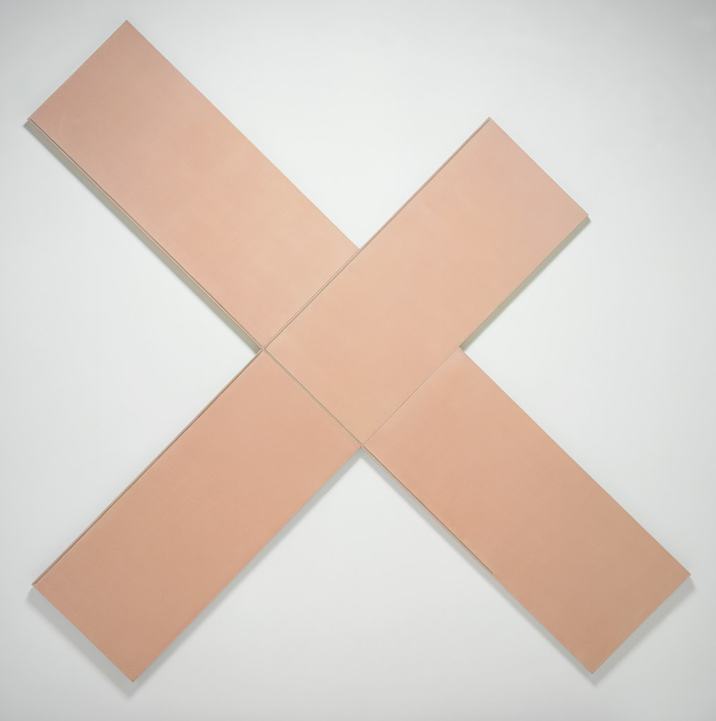 Pink X within X