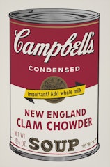 untitled [New England Clam Chowder] from Campbell's Soup II