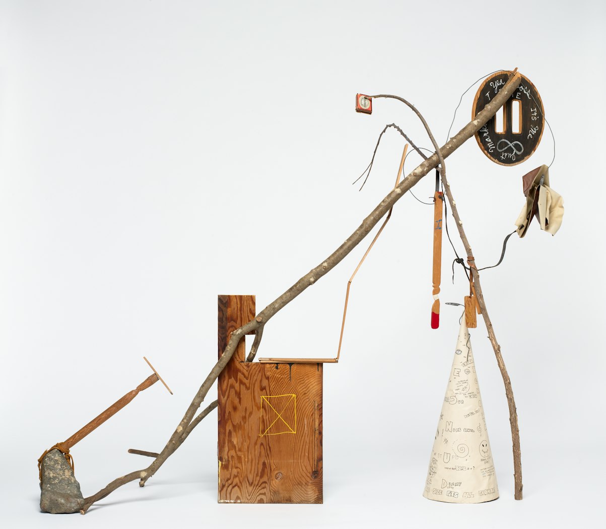 back of sculpture