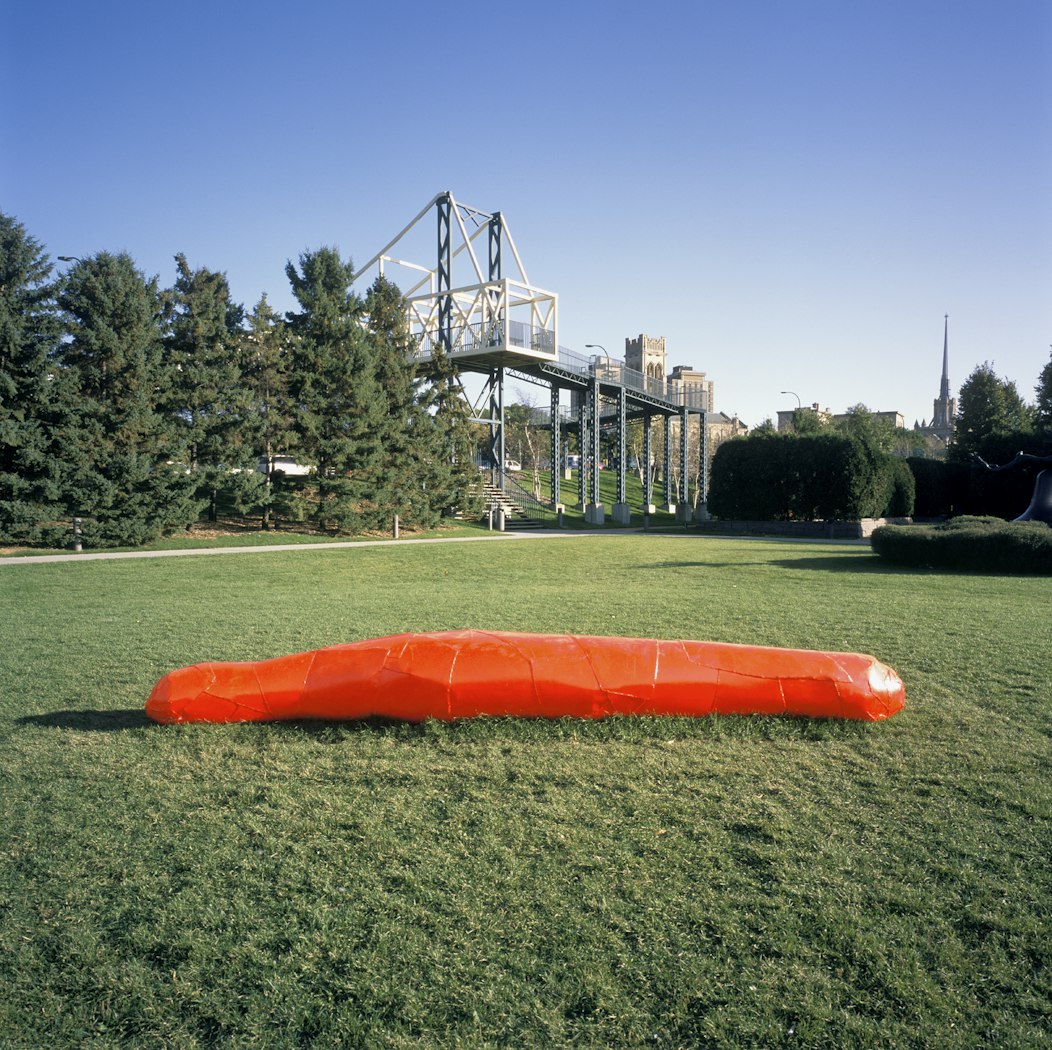 Object situated in Minneapolis Sculpture Garden