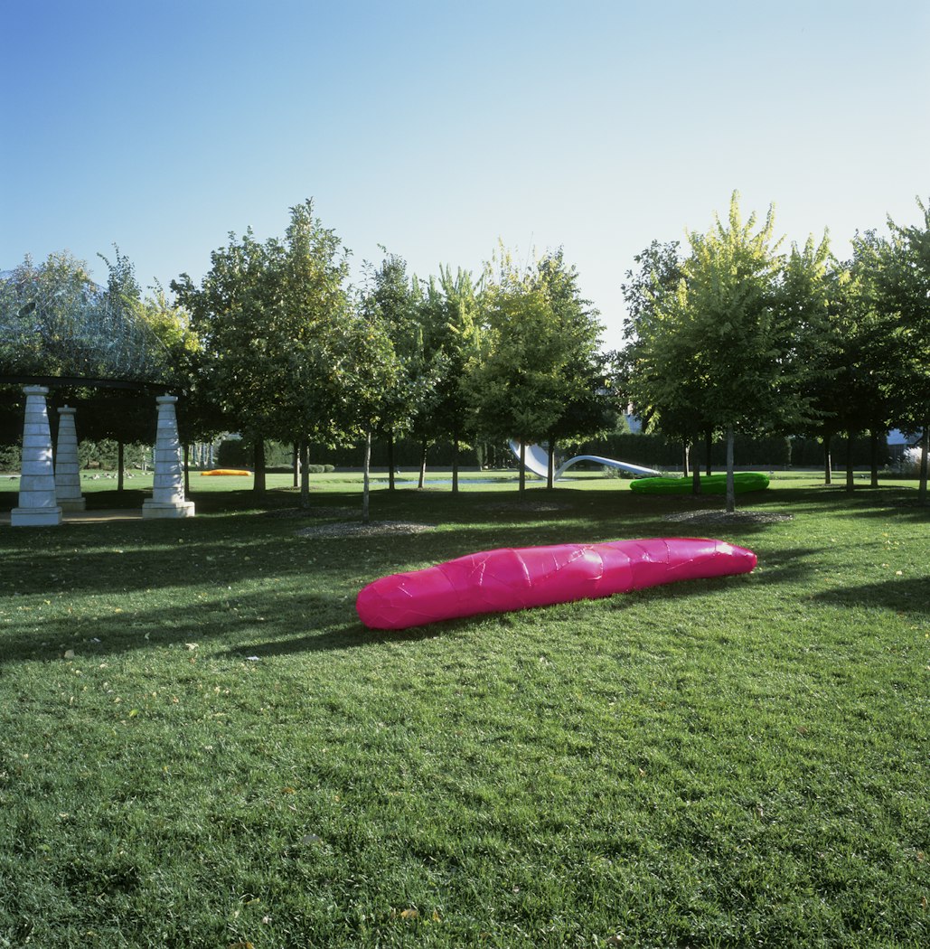 Object situated in Minneapolis Sculpture Garden