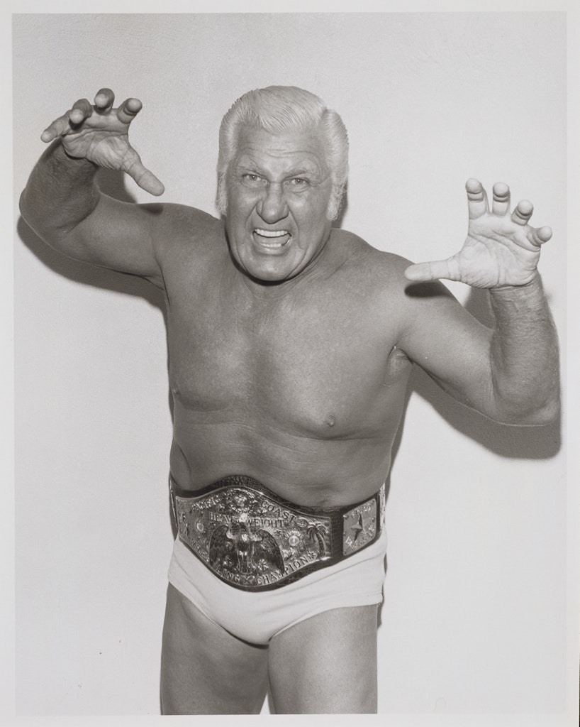 Portrait of Freddy Blassie by Theo Ehret from Studies for the film 