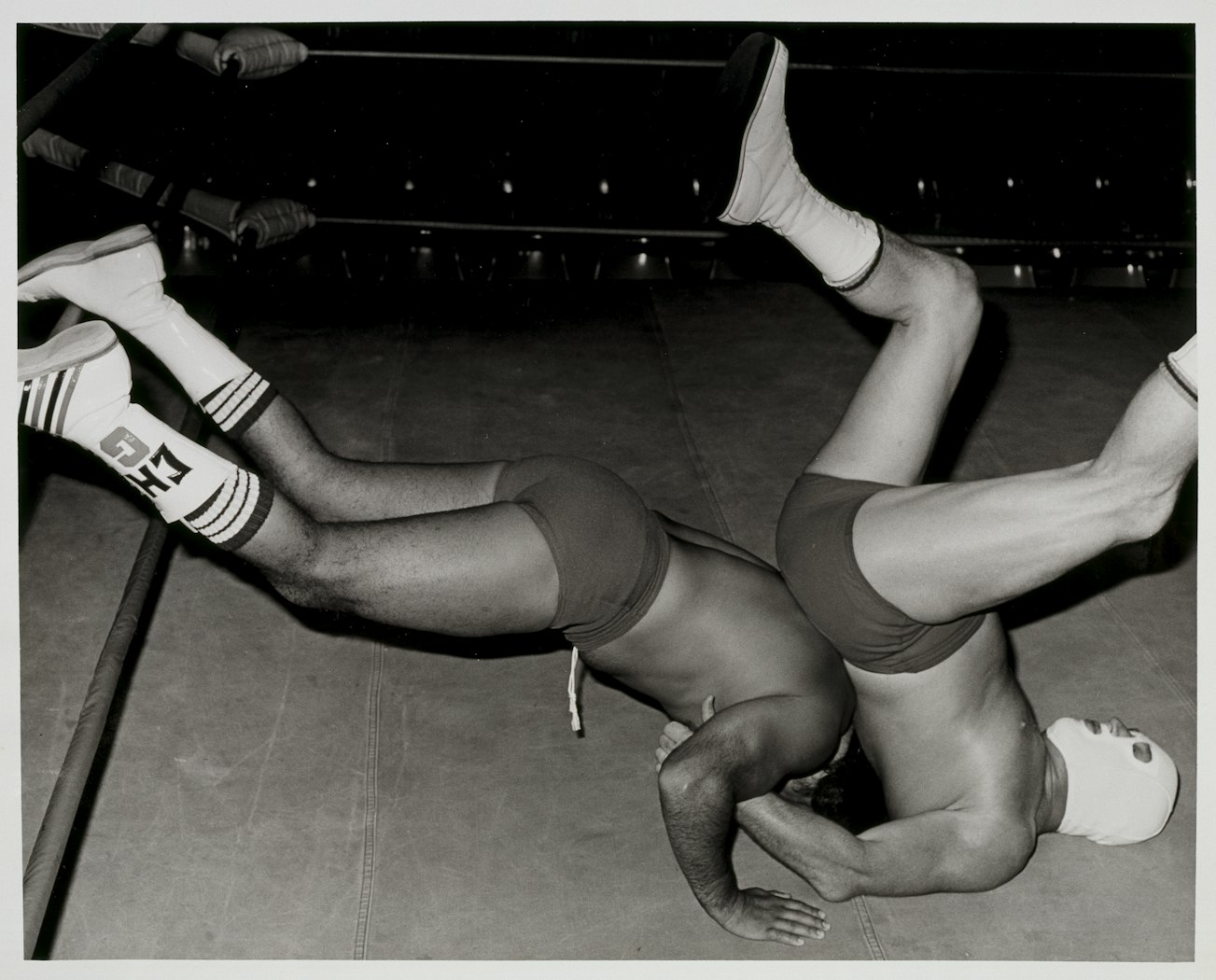 Chavo Guerrero vs unknown wrestler by Theo Ehret from Studies for the film "BB"